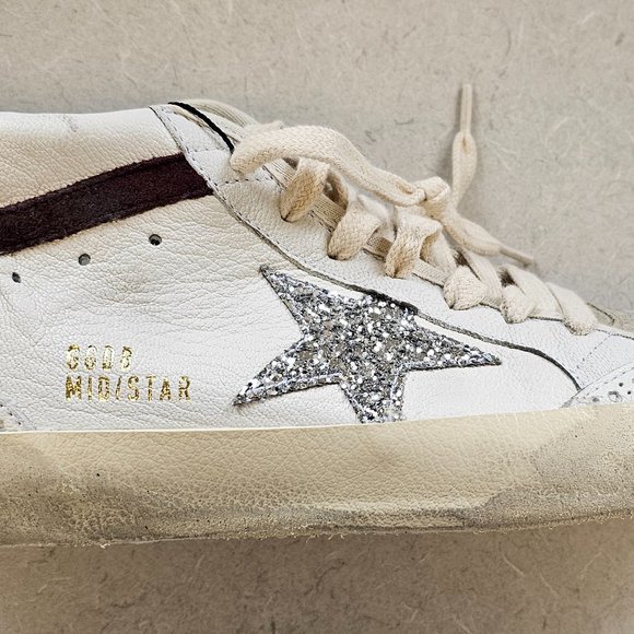 Golden Goose Mid-Star Sneakers Women's Size 6 - Picture 5 of 16